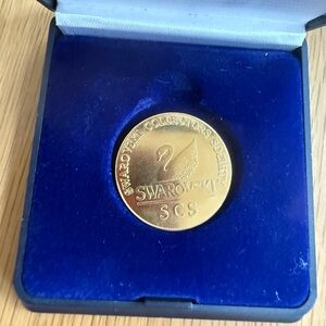 Swarovski Collectors Society Gold Coin
